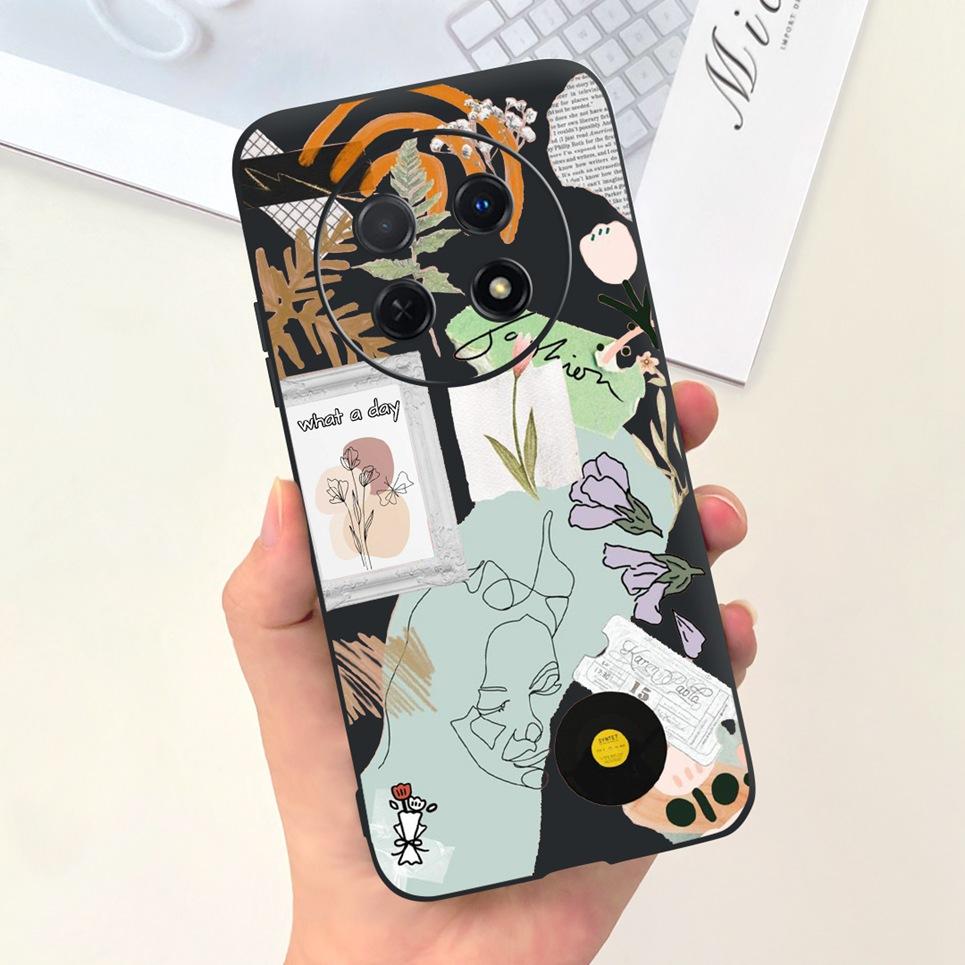For Huawei Nova Y91 Cool Style Dragon Black Cat Soft TPU Shockproof Back Cover For Huawei NovaY91 Y 91 Phone Case Bumper Etui