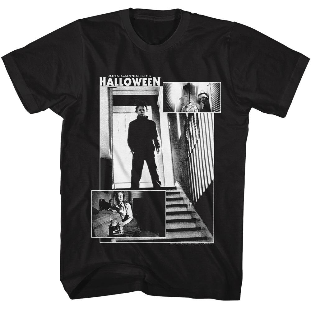 Halloween Michael Myers Horror Movie Print Cotton Short Sleeve TShirt Unisex Women Summer Vintage Streetwear Casual Tee Tops