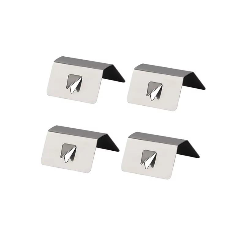 Universal Wind Rain Deflector Channel New Metal Retaining Clips Stainless Steel Car Wind Rain Deflector Sned Clips Clamp