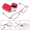 Gift Case Foldable Reading Glasses +1.00 to +4.00 Strength Men Women Anti Blue Light Farsightedness Eyewear