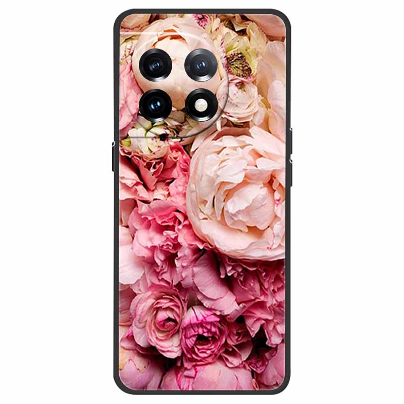 Für OnePlus 11 Hülle OnePlus11 5G Stoßfest Weiches Silikon TPU Rückseite für OnePlus 11 One Plus 11 5G Handyhüllen Niedliche Katze Wolf