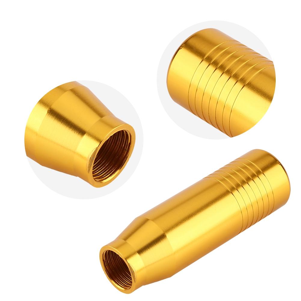 Aluminum Alloy Car Manual Gear Stick Shift Lever Knobs Shifter Universal Gold