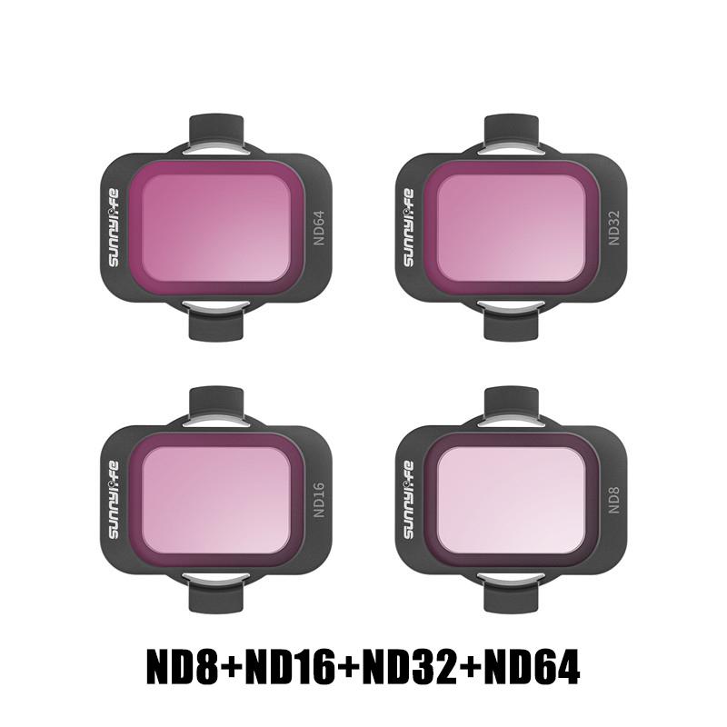 DJI Avata 1 için Drone Filtre Seti 1 Filtre MCUV HD Optik Cam Lens Su Geçirmez Çizilmez ND8/16/11/61/118 Aksesuarlar