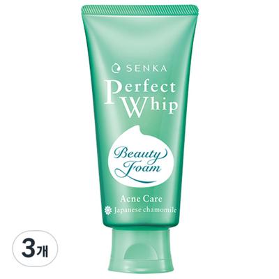 Perfect Whip Acne Care Cleansing Foam, 100g, 3 Pieces