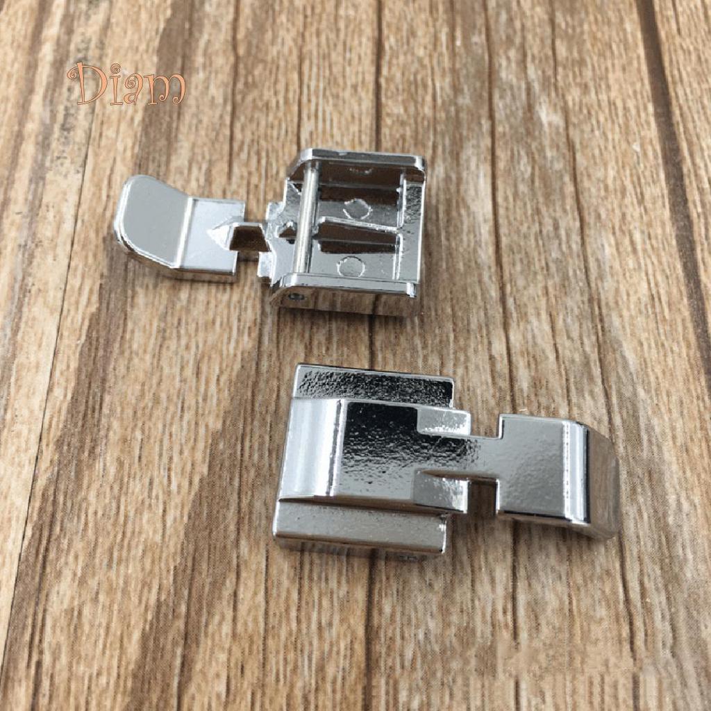 Diam Zipper Foot 2 Sides Sewing Accessory for Brother Janome Singer Snap-on Models Accessories