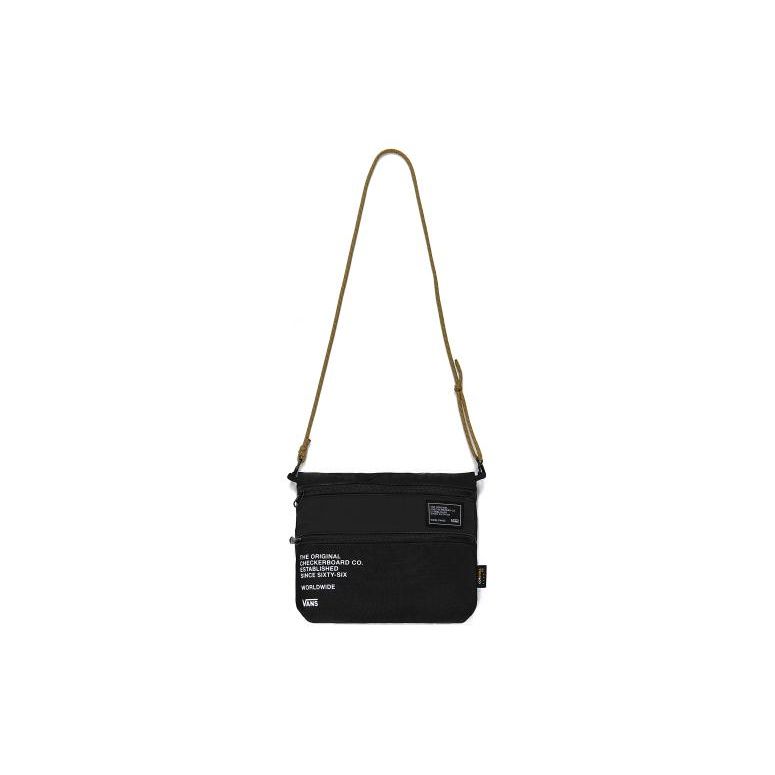 Vans Ascended Up Casual Polyester Shoulder Bag Unisex bags Black VN0A4BQFBLK1