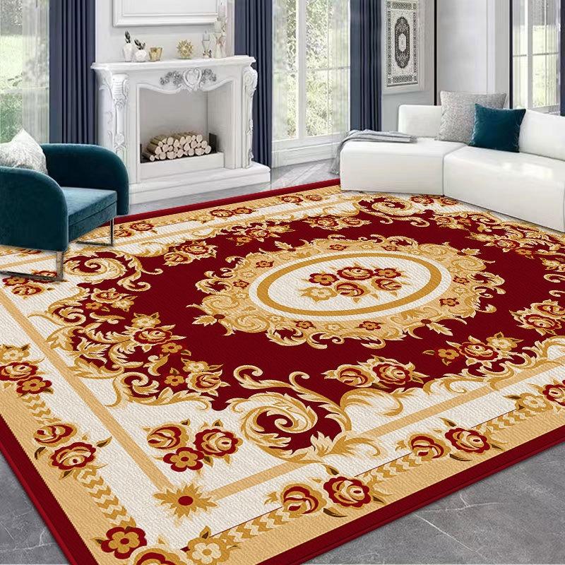 

Royal Floral Pattern Carpet Bedroom Room Bed Blanket Carpet Shoes Room Living Room Bedroom Kitchen Bathroom Rugs Carpet Mat 50x80cm