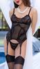 Soahna 3-piece Black Corset - Chilirose - Bustiers, Corsets and Corsets