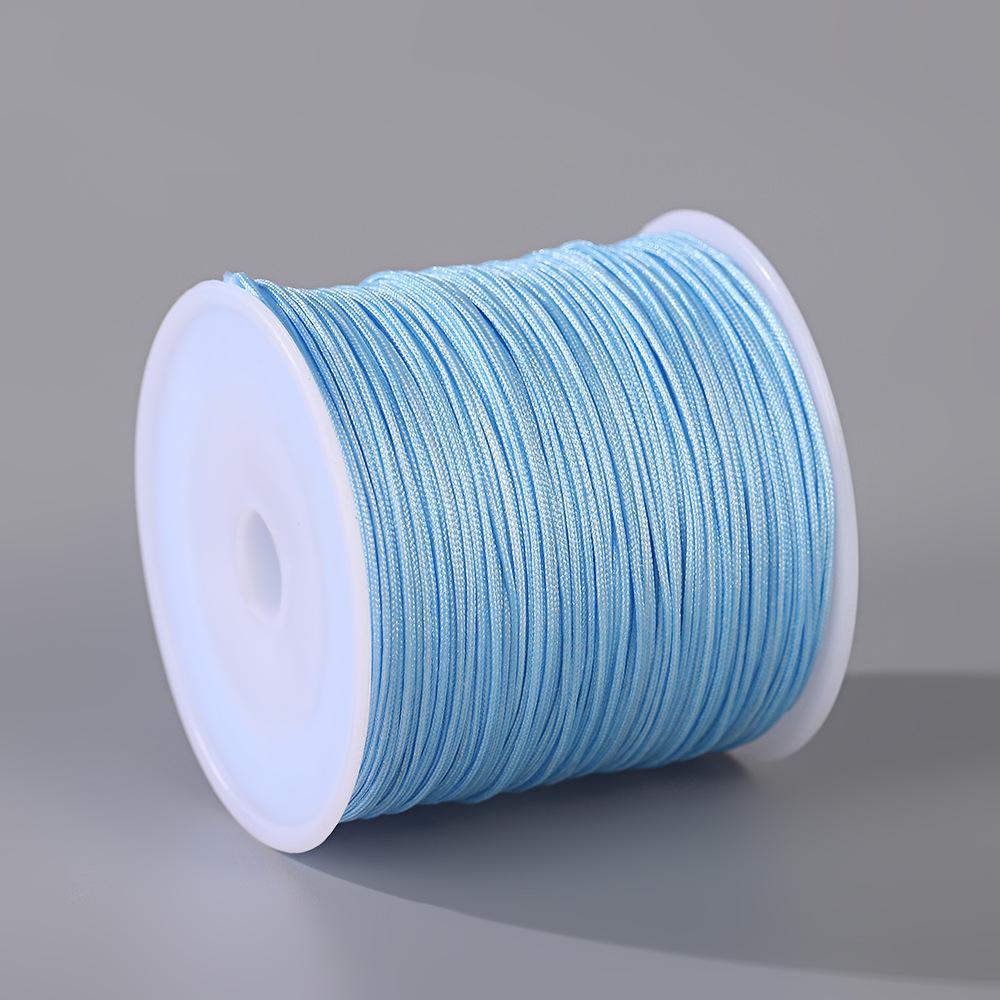 Handmade No. 72 Jade Thread - 0.8mm Wear-Resistant String for Jewelry Crafting, Hand Rope, Bracelets, DIY Necklaces, 50m