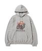 Racing Bear Hoodie Gray