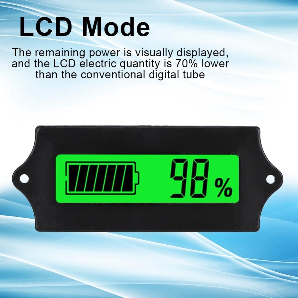 12-84V GY-6G Battery Power LCD Display LCD Battery Voltage Meter  Battery Power Monitoring