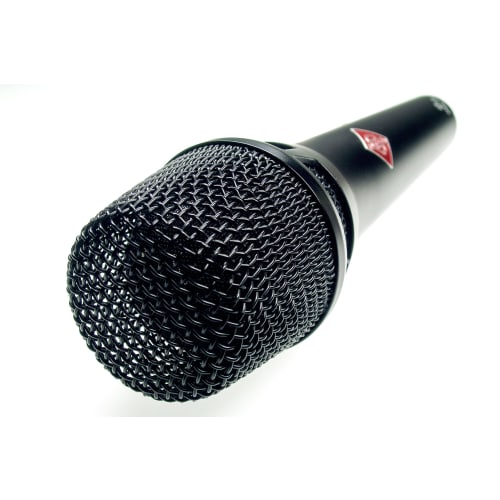 Neumann KMS 104 PLUS BK Handheld Cardioid Stage Vocal Microphone with Low Frequency Extension, Black (Product Code: 008625)