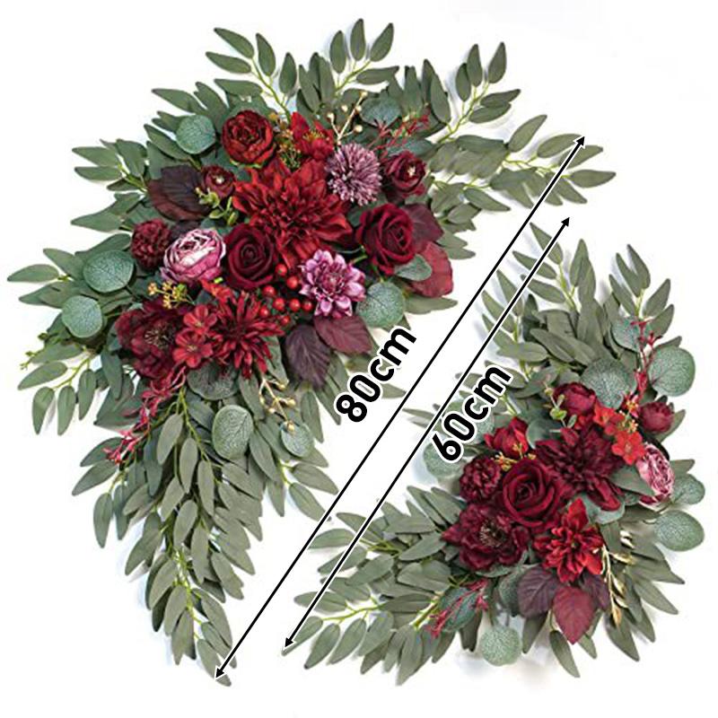 

Romantic White Artificial Wedding Flowers Artificial Arch Flowers Artificial Wedding Arch Flowers Kit Wedding Welcome Sign Decor