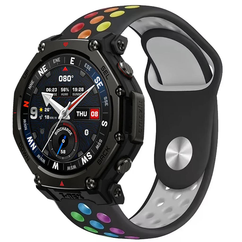 Cinturino in Silicone da 20mm 22mm per Amazfit T-Rex3 Pro 48mm 44mm Helio Balance 2 1 Braccialetto Amazfit Active 2 Bip 6 5 GTR 4 3