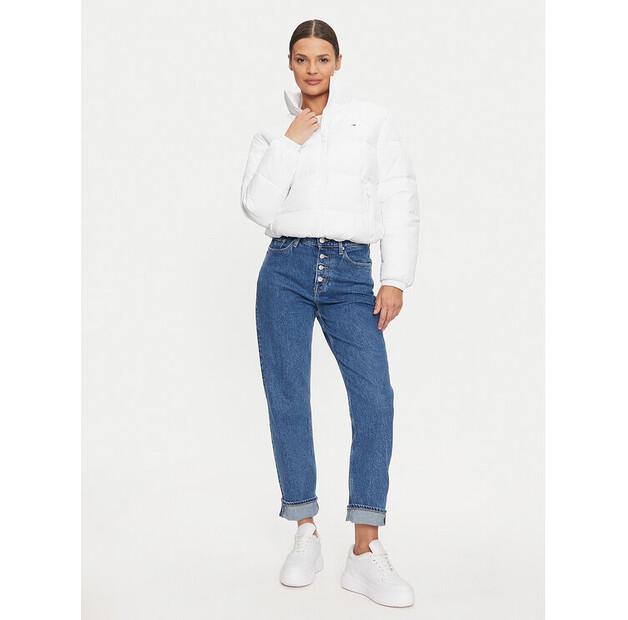 Tommy Jeans Essential Down Jacket DW0DW18827 White Regular Fit