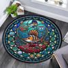 Ocean Treasures Jewels Round Area Rug Under Office Chairs Bedroom Living Room Home Decor