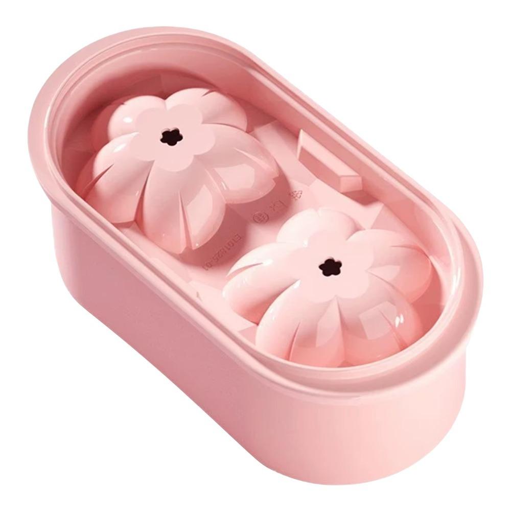 

Easy To Release Flower Ice Cubes Mold Nonstick Sakura Ice Cube Maker Ice Cubes Box Refrigerator розовый