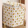 Foldable Quilt Storage Bag Dust-Proof Large Capacity Clothes Storage Bins Handle Wardrobe Sorting Storage Bucket