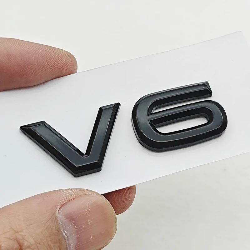 3D ABS Car Letters Logo 4Motion V6 Rear Trunk Badge Emblem Sticker Decals For VW Tayron Golf MK4 5 Tiguan 4MOTION V6 Accessories Zs8
