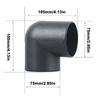 8KW/5KW/2KW Car Heater Air Vent Duct Connector 42/75/90mm Parking Heater Air Vent Ducting L-Shaped Pipe Outlet Exhaust Connector