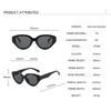 Retro Fashion Cat Eye Sunglasses Vintage Trendy Women Men Luxury Brand Sun Glasses Outdoor Shade Travel Lady Man Eyewear UV400
