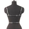 Fashion Women Pu Leather Hollow Cage Bra Gothic Body Chest Harness Belt Adult Punk Chest Bra Harness.