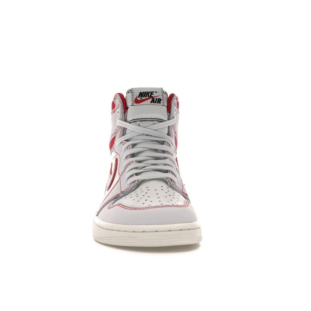 Air Jordan 1 Retro High OG Phantom Men Sneakers White Sail Black-Phantom-University-Red 555088-160