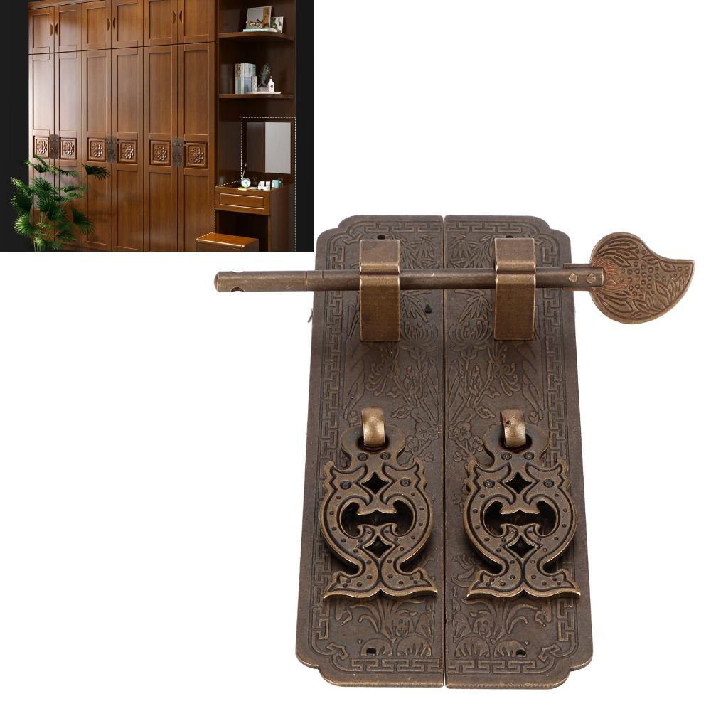 Retro Door Handle Kit Heavy Cabinet Pull Handle Hardware Furniture Handle Set  Dresser