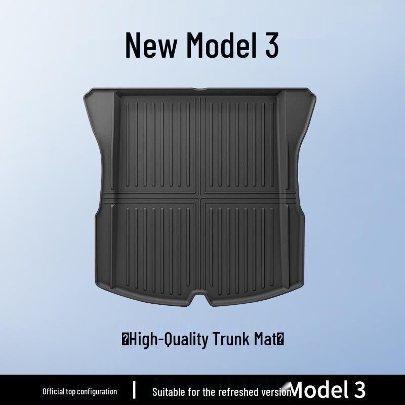 Tesla Model 3/Y Updated Trunk Mats - Front & Rear TPE Protective Accessories