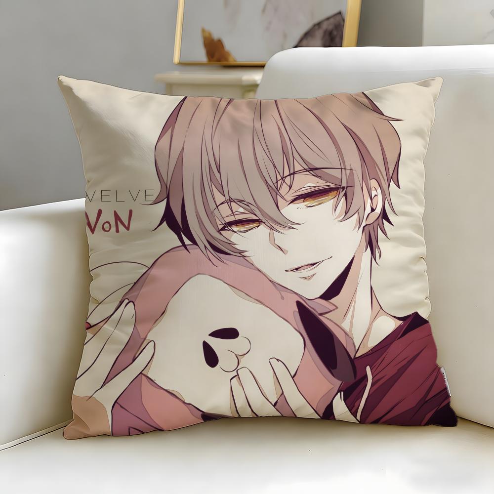

anime Terror in Resonance Cushion Cover Soft EasyWash Pillow Case Versatile for Couch Bed Travel and Office 30X30cm