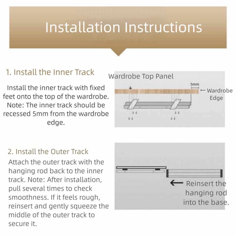 Hanging Pull-out Pants Rack Extendable Trouser Storage Rack Wardrobe Organizer  for Home