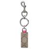 GUCCI Brand Logo Canvas Keychains Women's Beige 794061 HUH3T 8347-