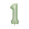 40inch Olive Green Digital Foil Balloons Number 0 1 2 3 4 5 6 7 8 9 Kids Adult Birthday Wedding Party Decorations Baby Shower