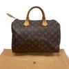 Used Monogram Speedy 30 M41526 Boston Bag Brown Authentic 1217