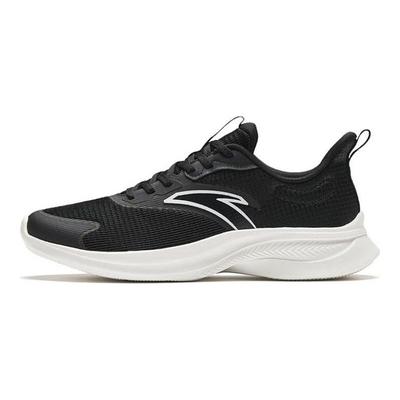 Trendy Comfortable Versatile Lightweight Non-Slip Wear-Resistant Low-Top Running Shoes Men Sneaker Black White 912335501-2