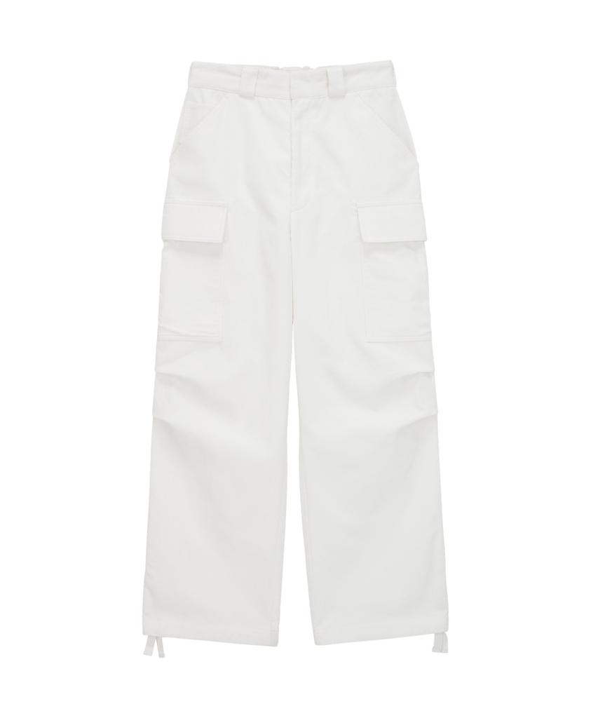 NOHANT Corduroy Cargo Pants White