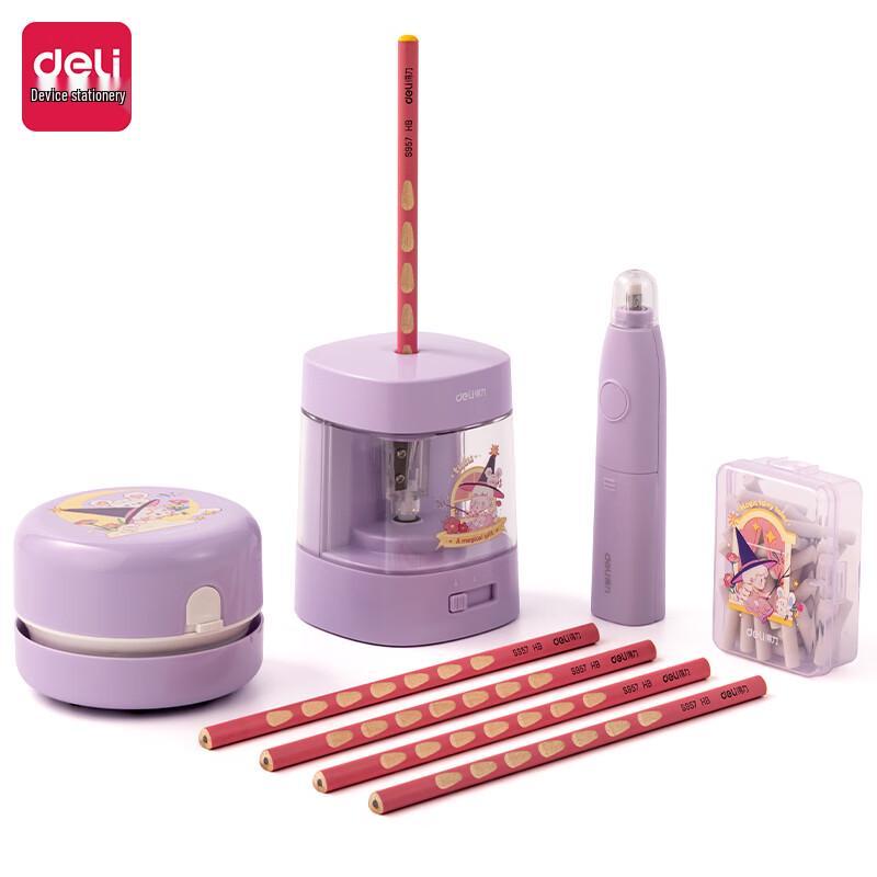 Deli 33303B Electric Stationery Gift Set