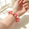 Elastic Fruit Hand Chain Colorful Stackable Bracelet Fashion 3D Resin Bead Bracelet  Party