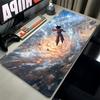 Dragon Ball Son Goku Mauspad PU-Leder Anime-Merchandise Japanischer Anime Große Größe Schreibtischunterlage Genähte Kante