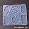 Silicone Mold for Geometric, Rectangular, & Round Pendant Charms