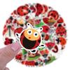 10/30/50/110pcs Red Ladybug Cartoon Stickers Kawaii Insect Graffiti Decals DIY Laptop Scrapbook Luggage Reward Aesthetic Sticker
