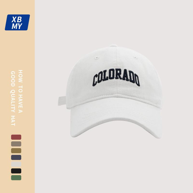 Baseball Cap Women's Spring and Summer Deep Top Wide Brim Big Head Circumference Peaked Cap Couple Versatile Trendy Face Small Sun Protection Visor