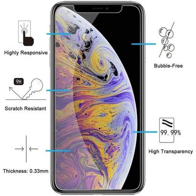 SET MIT 10 Härtegläsern für iPhone 11 PRO MAX, Displayschutzfolie