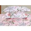 Bedsheet for Double Bed, 1 Cotton Sheet Double Bed (90 X 100 Inches) with 2 Pillow Covers 186 TC Bed Sheet Double Bed Victorian Summer Dream (Pink)