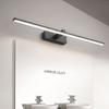 Led Mirror Lights Wall Lamps Bathroom Waterproof White Black LED Flat Lamp Modern Indoor Wall Lamp Bathroom Lighting Make Up
