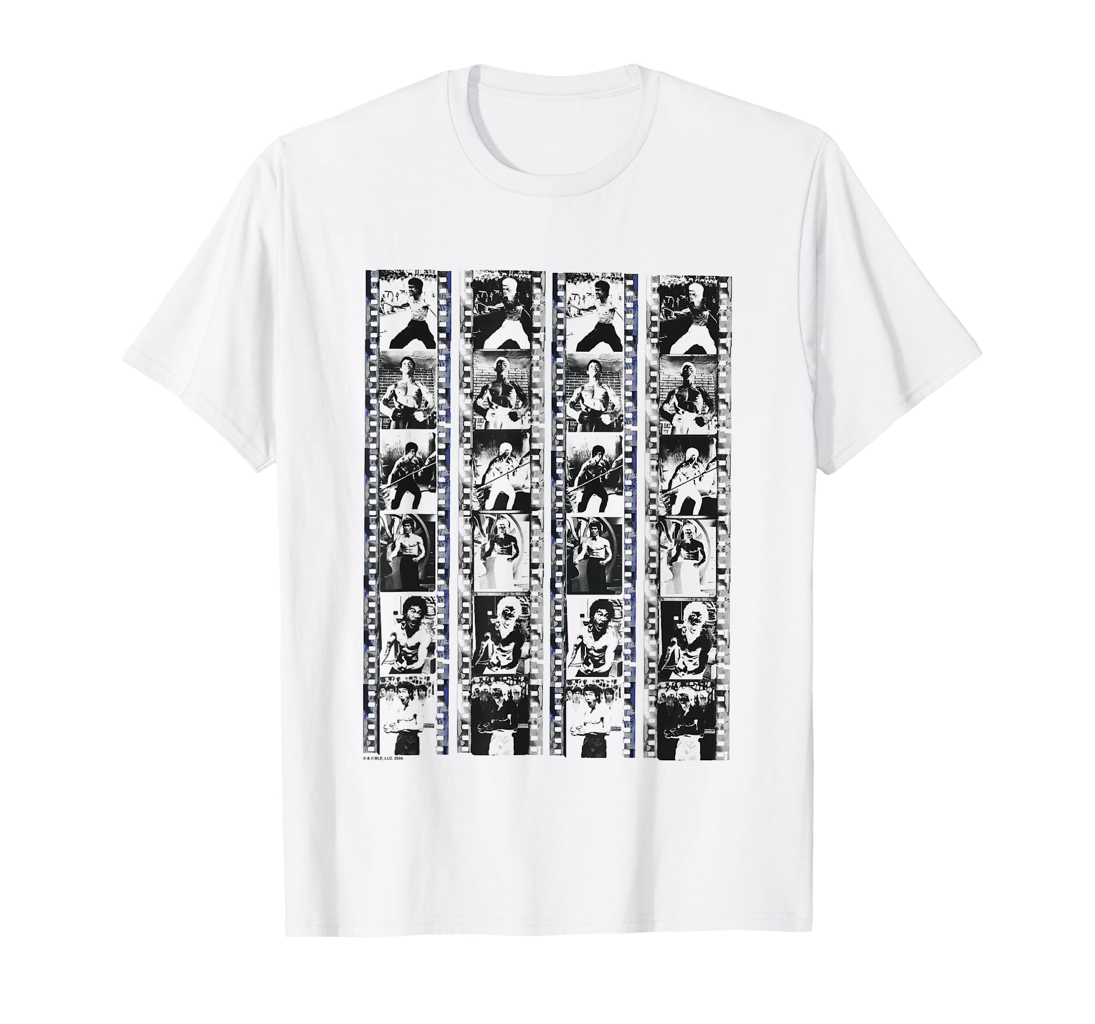 

Bruce Lee Negative Film Strips Vintage T-Shirt