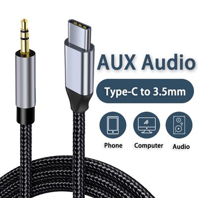 Type C To 3.5mm Aux Cable Speaker Cable Audio Cable For Car Headphone USB C Converter Jack Speaker For Samsung Xiaomi Redmi