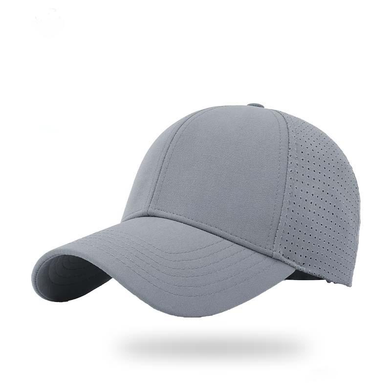 Mesh Breathable Hat Men's Summer Sun Protection Hat Men's Sun Hat Big Head Circumference Cap Hard Top Baseball Cap