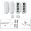 Toilet Seat Shock-proof Buffers Bumpers Replacement For Pads Accessories Parts 4Pcs Seat 2PcsTop Cover Toilet Repair Parts