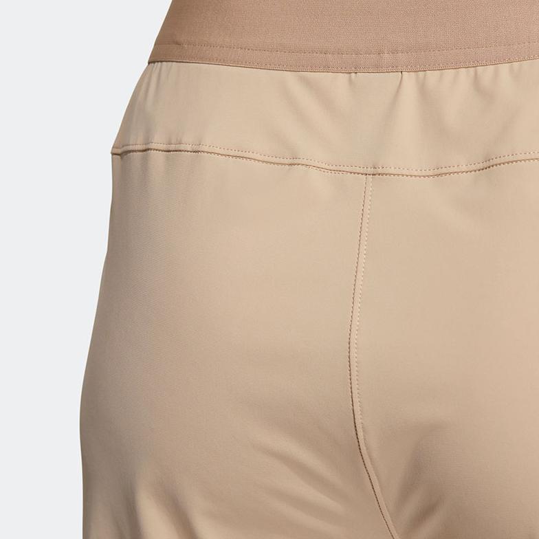 Adidas Knitted Sweatpants Women's Light Umber Moderate Cuffed Pants HZ7040